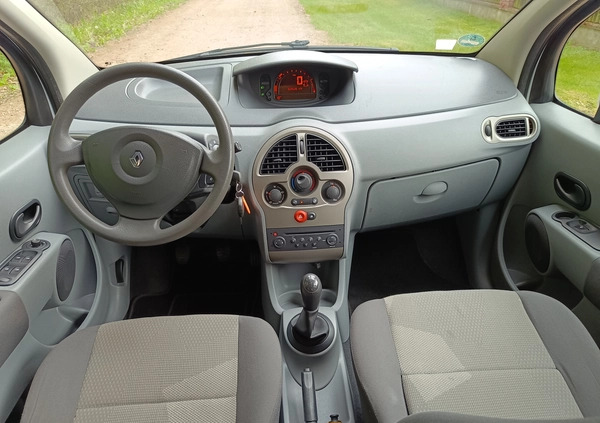 Renault Modus cena 8900 przebieg: 162000, rok produkcji 2007 z Jaraczewo małe 277